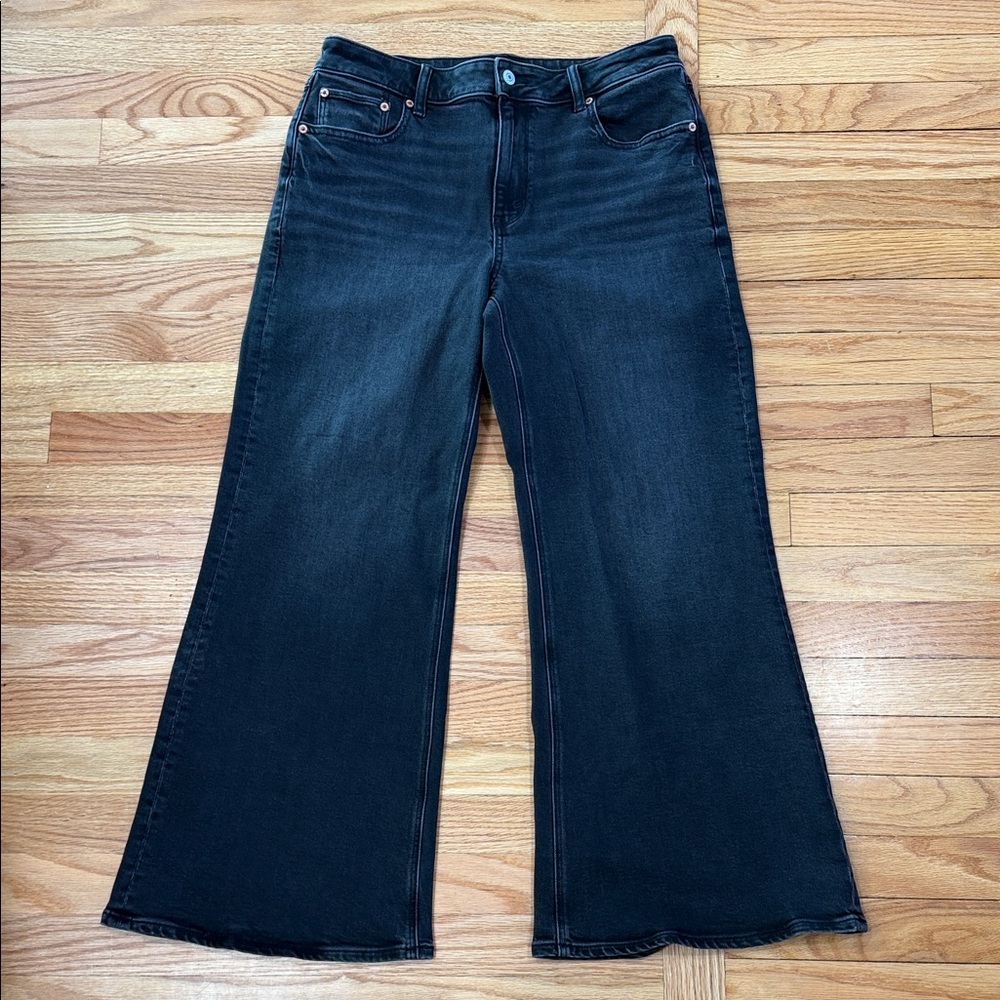 Women's Black Flared Jeans